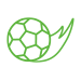 cesped futbol icono pelota