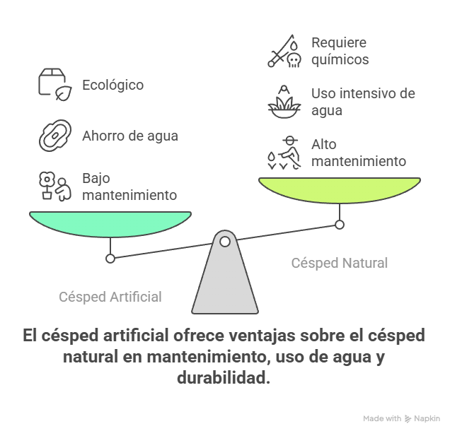Ventajas de instalar césped artificial sobre cemento - visual selection