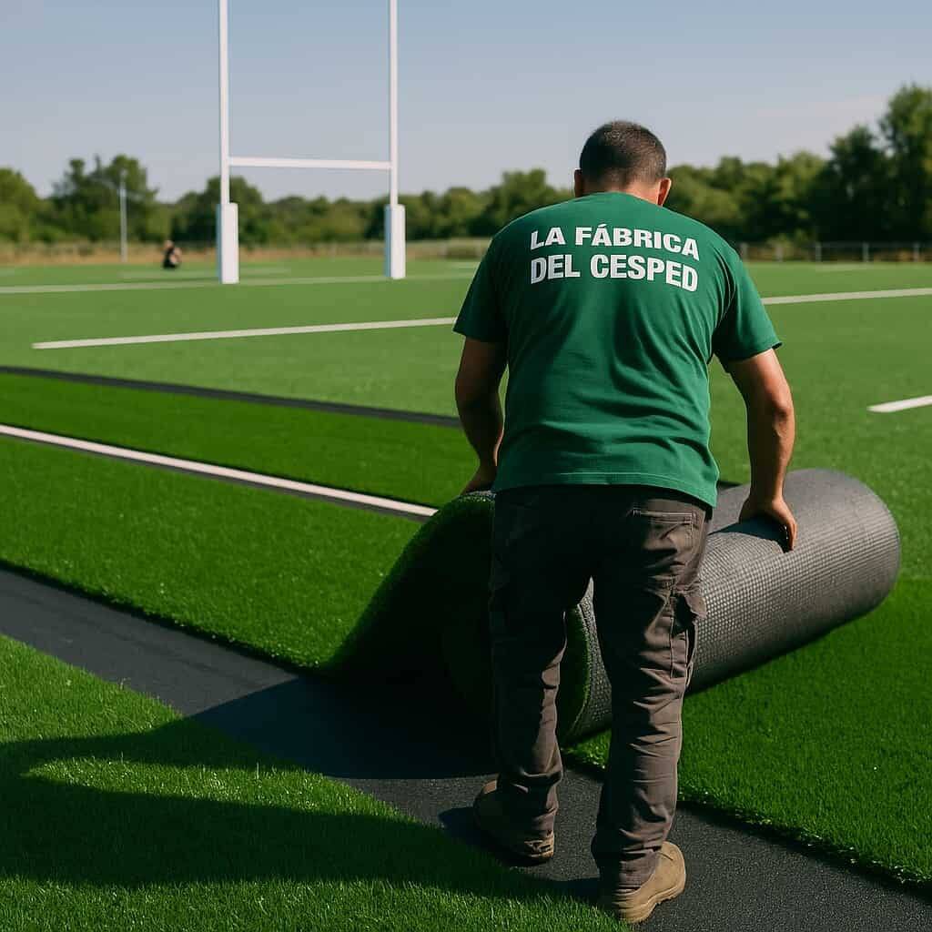 cesped rugby artificial